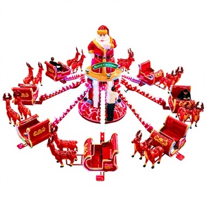Equipo para Parques Temáticos, Atracciones de Diversión, Juegos Mecánicos de Acero para Interiores y Exteriores, Estilo Único, Juego de Autocontrol Navideño para la Venta - Product Image 1