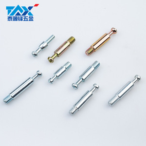 TAX 3 In 1 Furniture Connector M6 Carbon Steel Zinc Plated Durable For Cabinet Shelf Support - Product Image 3