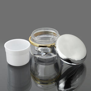 Lussuoso Vasetto in Acrilico da 15g con Tappo Dorato Elegante per Prodotti in Crema - Product Image 3