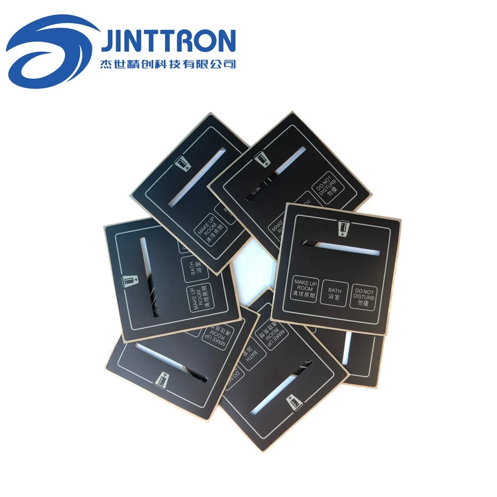 Передняя панель Lexan из поликарбоната с графическим покрытием с липкой мембраной