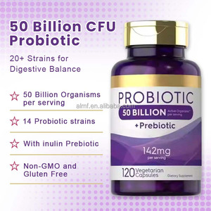 50 Mil Millones de UFC, <span class=keywords><strong>14</strong></span> Cepas de Probióticos + Prebióticos, 120 Cápsulas Vegetarianas, Suplemento Dietético para el Apoyo de la Salud Digestiva en Adultos - Product Image 4