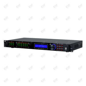 Excellent prix, processeur audio numérique EIF LA306 haute qualité 3 entrées 6 sorties, filtre FIR, XLR, montage en rack métallique, actif, pour scène et karaoké. - Product Image 5