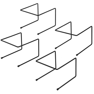 Support à pizza en fer noir en forme <span class=keywords><strong>de</strong></span> U, <span class=keywords><strong>pas</strong></span> <span class=keywords><strong>cher</strong></span>, en gros, avec revêtement en poudre antirouille pour la présentation des aliments sur les tables <span class=keywords><strong>de</strong></span> restaurant - Product Image 1