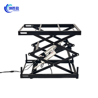 Plateforme élévatrice électrique à ciseaux double moteur KUNSHENGLONG KSL-750-DD 750x550mm, double couche, capacité 350kg, petit élévateur, Chine