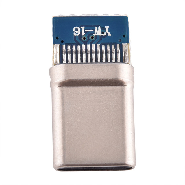 USB 3.1 Type C Connector 24 Pin Male Socket Fast Charging+Audio Module Adapter to Solder Wire & Cable PCB Board