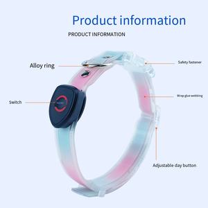 <span class=keywords><strong>2025</strong></span> 새로운 도착 <span class=keywords><strong>Led</strong></span> 애완 동물 목걸이 방수 개 밤 발광 칼라 가죽 끈 세트 가벼운 pvc 목걸이 - Product Image 4