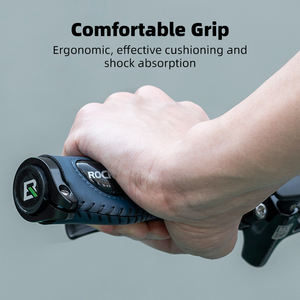 MTB BMX Comfort Grip Manillar Antideslizante y a prueba <span class=keywords><strong>de</strong></span> golpes Cubierta <span class=keywords><strong>de</strong></span> manija <span class=keywords><strong>de</strong></span> bicicleta Uso conveniente y seguro - Product Image 4