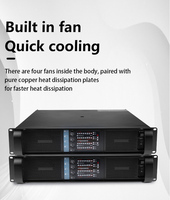 FP20000Q Amplificateur professionnel de puissance élevée de classe D à 4 canaux 2350W*4CH pour extérieur en métal