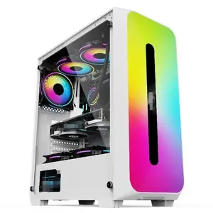 2022 Nieuwe Ontwerp Fabriek Gaming Computer Case Atx Pc Case Hd Usb3.0 Gehard Glas Computerkast & Torens Server Chassis