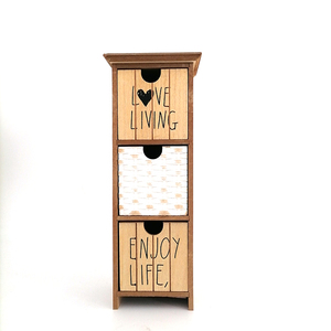 cheap factory price natural wooden decorative mini storage boxes with drawer for home decor