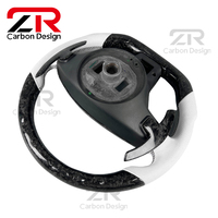 Volant en cuir personnalisé avec fibre de carbone pour Mercedes-Benz Classe C Classe E W204 W212 AMG CLS63 CLA45 E300 E550 E63 SL63