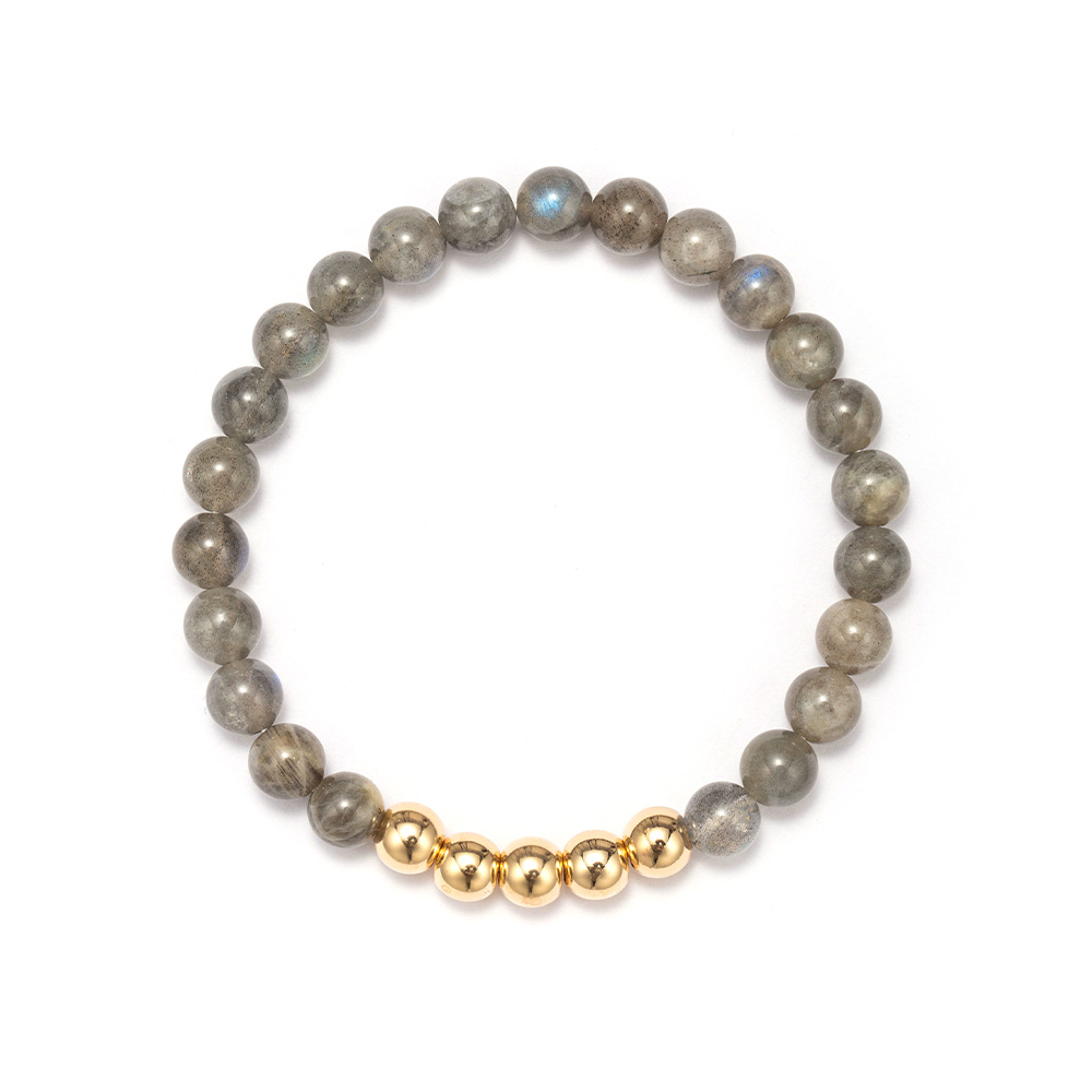 Labradorite + hématite