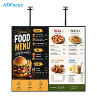 Pantalla LCD de Señalización Publicitaria Inteligente con WiFi Android de 49 Pulgadas 4K UHD, con CMS en la Nube para Restaurantes de Comida Rápida