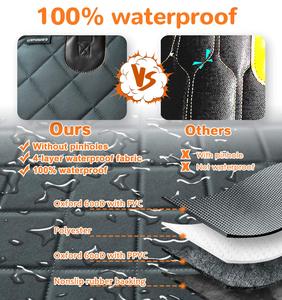 Camas para mascotas de coche, refuerzo trasero, anticolisión, portátil, de alta calidad, para perros de viaje, funda de asiento de coche para exteriores - Product Image 4