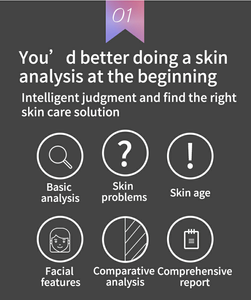 2024 3D 스캐너 풀 페이스 스킨 분석기-기계 감지기 미러 테스터 뷰티 살롱 스파 진단 피부 분석기 기계 - Product Image 4