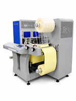 Machine de découpe automatique d'étiquettes numériques BOST SM-350pro, laminage de films, commande PLC servo-électrique, écran tactile haute performance