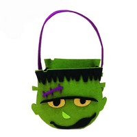 Sac à bonbons en forme de crâne dans la tête de citrouille, accessoire pour Halloween, vente en gros, économique,