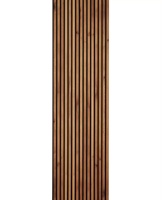 Panneaux muraux rainurés en PVC WPC à grain de bois pour la décoration