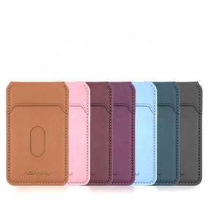 Estuche magnético de cuero PU para tarjetas de crédito con tarjetero magnético Tarjeta de identificación para Iphone14/13 - Product Image 1