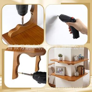 Wooden <b>Wall</b> Corner <b>Shelf</b> Irregular Shape <b>Wall</b> <b>Mounted</b> For Flower Pots Ornaments Living Room Storage - Product Image 3