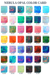 Prezzo all'Ingrosso OLP301 Aurora <span class=keywords><strong>Opal</strong></span> Gemme Sintetiche Verde Scuro Perline di Opale Nebulosa - Product Image 3