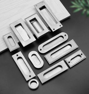 WEKIS Tirador Moderno de Acero Inoxidable Empotrado Oculto para Cajones y Armarios Correderos, Ambidiestro - Product Image 2