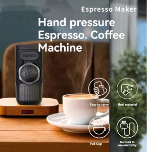 Machine à café à capsules manuelle de petite taille, sans alimentation électrique, pour la maison et l'extérieur, 100 ml, machine à expresso portable, cafetière de voyage - Product Image 3