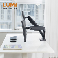 Support de moniteur à double hauteur réglable Bras de moniteur