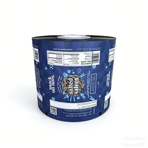 Film d'emballage plastique de qualité alimentaire en rouleau, film laminé imprimé sur mesure, acceptation OEM pour l'emballage de snacks - Product Image 1