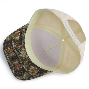 Бейсболка HBA54 унисекс с цифровым камуфляжем, 5-панельная, структурированная, двухцветная, с козырьком A-образной формы - Product Image 4