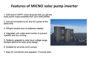 MPPT 40hp 30KW พลังงานแสงอาทิตย์ VFD สามเฟส380V 440V ตัวแปรความเร็วสำหรับปั๊มน้ำพลังงานแสงอาทิตย์ AC พื้นผิวลึก CE - Product Image 4
