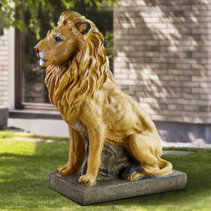 Figura Decorativa <span class=keywords><strong>de</strong></span> León Personalizada, Hecha a Mano en Resina, Estilo Náutico Artístico, Figura <span class=keywords><strong>de</strong></span> Vida Silvestre, Decoración para el Hogar, Diseño <span class=keywords><strong>de</strong></span> Pintura, Mascota Marina Artesanal - Product Image 1