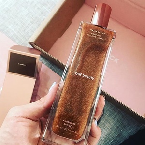 Aceite Corporal brillante de marca privada, aceite de bronceado con purpurina con extracto de fruta - Product Image 2