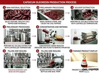 Extrait de piment comestible en gros, extrait végétal de 35 % d'oléorésine de capsicum, additif liquide d'assaisonnement, capsaisine, emballage en bouteille/fût