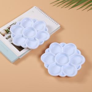 <span class=keywords><strong>Palette</strong></span> et plateau en plastique en forme de fleur BEST pour la peinture acrylique/<span class=keywords><strong>aquarelle</strong></span> des enfants, 8,3 cm - Product Image 2