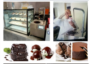 Réservoir de fusion de truffes Machine à réchauffer le chocolat Machine à thermostat au chocolat noir et blanc de haute qualité - Product Image 6