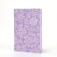 Carnet en tissu texturé floral très vendu pour les trousses de papeterie et les cadeaux de fête