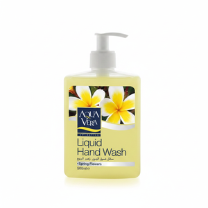 AquaVera 500ml Spring Flowers Collection Jabón líquido antiséptico a base de agua para lavar a mano para adultos Producto de inodoro a base de químicos - Product Image 2