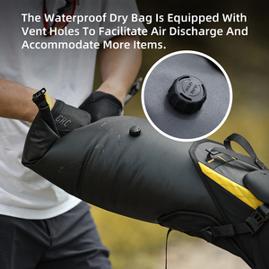 Rhinowalk Serie Wilderness - Juego de 2 Bolsas Impermeables para Sillín de Bicicleta, 14 Litros, <span class=keywords><strong>Bolsa</strong></span> Seca para Sillín de Bicicleta para Bicicletas de Gravel - Product Image 5