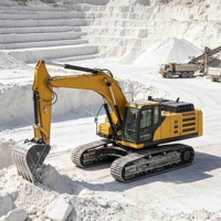 Excavatrice sur chenilles de 76 tonnes à haute efficacité, 760 CV, grande machine de chantier lourde pour l'excavation de roches