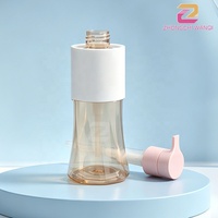 Distributeur de savon moussant transparent de haute qualité, flacon pompe en plastique PET ambré rechargeable pour savon liquide, shampoing, gel douche
