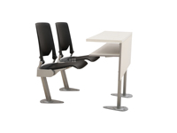 Chaises de classe modernes en bois de conception nouvelle, avec structure métallique, pour les élèves, mobilier scolaire commercial, ignifuge, garantie 5 ans