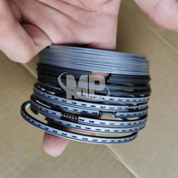Jeu de segments de piston MD197187 compatible avec le moteur MITSUBISHI FUSO 4D68T