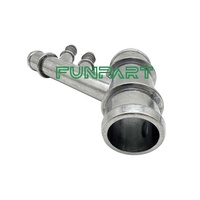 Connecteur de tuyau de liquide de refroidissement en aluminium LR050854 LR034637 pour Land Rover Discovery 4 5 Range Rover Sport Vogue 3.0 5.0 Essence