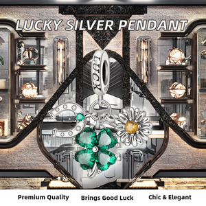 Pendentifs et breloques en argent sterling 925 plaqué or, motif numéro <span class=keywords><strong>porte</strong></span>-<span class=keywords><strong>bonheur</strong></span>, zircon, bijoux pour femme, cadeau de fête - Product Image 2