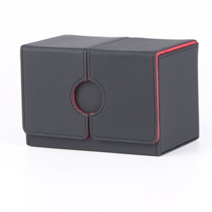 Caja de Cartas de PU con Doble Apertura y Diseño Personalizado FX, con Impresión de Tarjetas Flash para Almacenamiento de Mazos de Cartas - Product Image 3