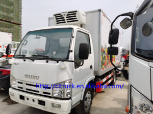 ISUZ-U doppia cabina 3t mini congelatore <span class=keywords><strong>camion</strong></span> per il pollo congelato frigorifero <span class=keywords><strong>camion</strong></span> Cibo A Base di Carne di <span class=keywords><strong>Trasporto</strong></span> <span class=keywords><strong>camion</strong></span> - Product Image 2