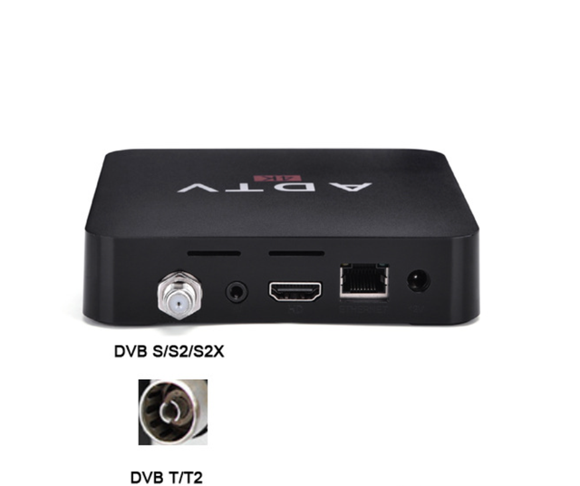 ADTV Android Hybrid 4K DVB S2X T2 C TV Box Receiver Smart OTT Set Top Box H.265 HEVC Support IPTV Digital Satellite Receiver