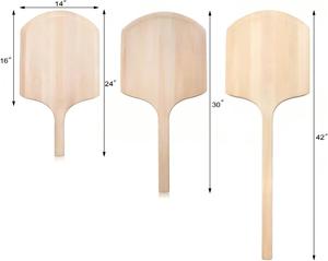 Pala Multifunzione per Pizza con Spatola e Tagliere, Guida Misure Incisa per Cucina e Servizio Domestico - Product Image 3