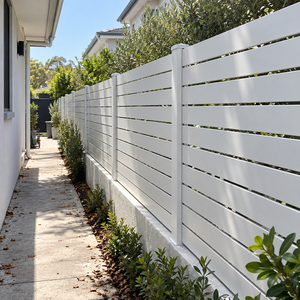 Paneles de Cerca de Privacidad de Aluminio con Lamas Horizontales, Tamaño Personalizado OEM, Recubrimiento en Polvo, Suministro Directo de Fábrica para Jardín, Villa, Balcón - Product Image 6